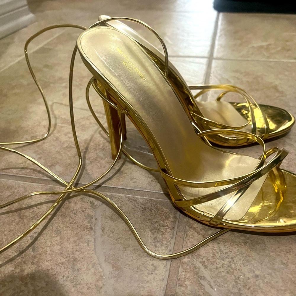 Gold heels